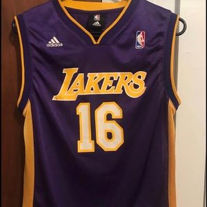 Lakers nba jersey size kids medium